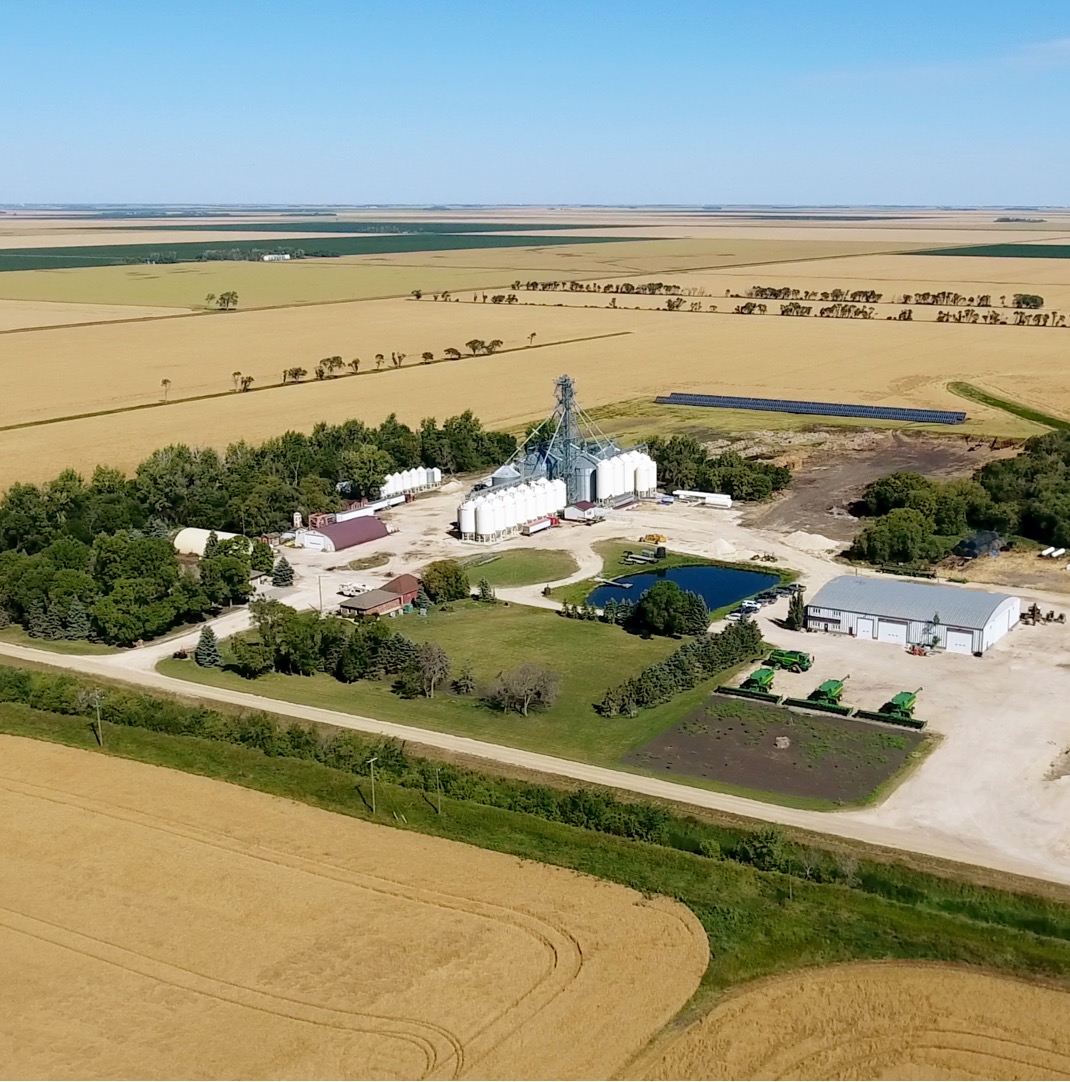 The first farm FuelPositive will be operating on – an 11,000-acre crop farm in Manitoba, Canada