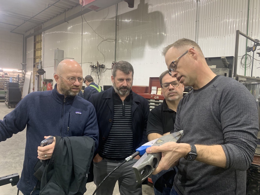 The FuelPositive team on site at the company's first demonstration pilot project in Manitoba, Canada